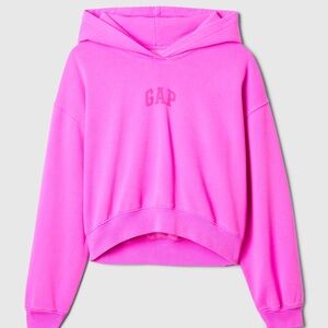 GAP arch logo cropped hoodie